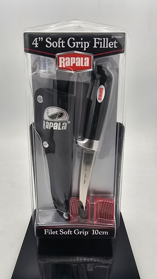 Rapala 4\" Soft Grip Fillet Knife  BP704SH1