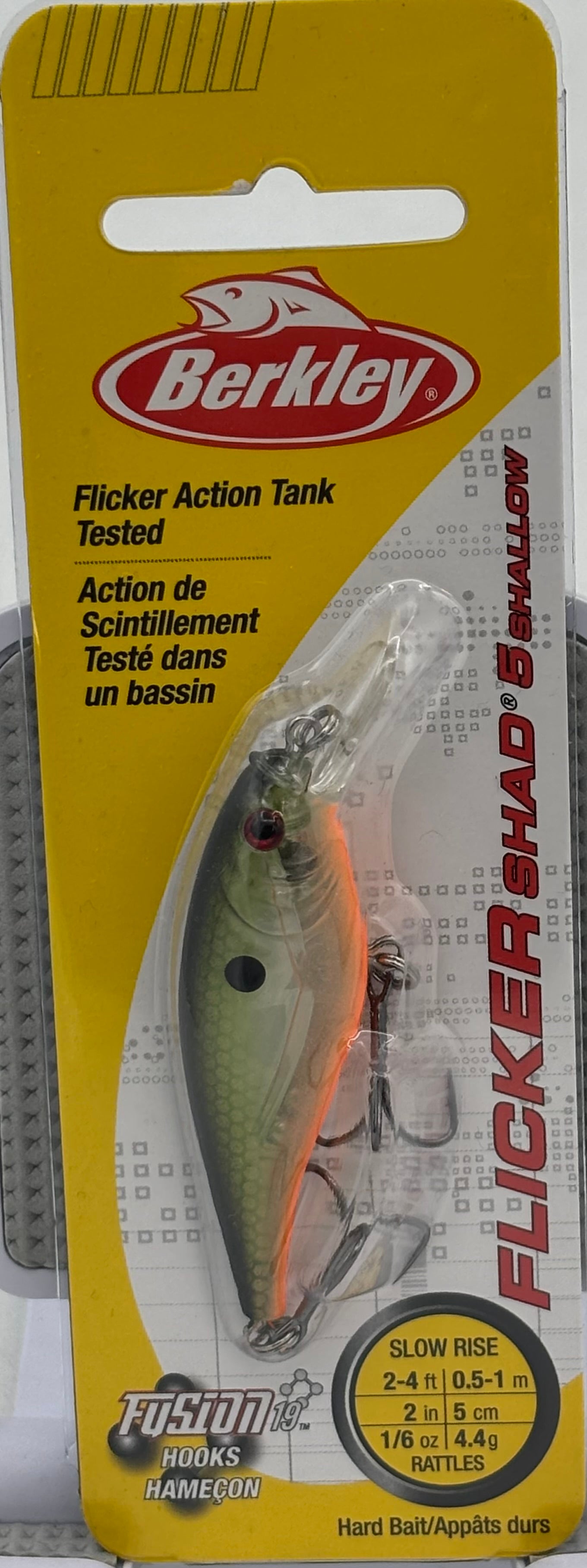 Berkley  Flicker Shad 5 Shallow Flashy Green Crush 1\/6 oz  120-9069