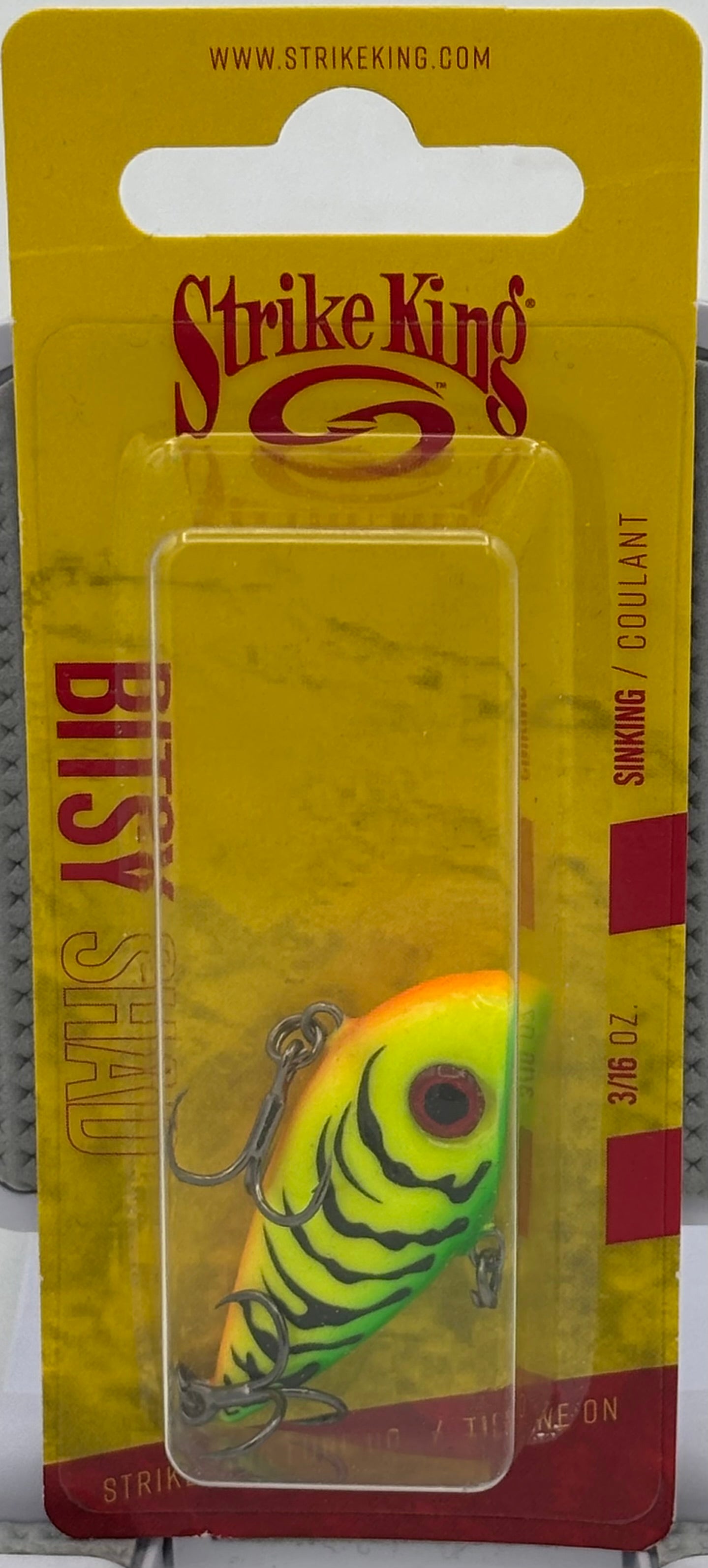 Strike King  Bitsy Shad Fire Tiger  REYESDB-513