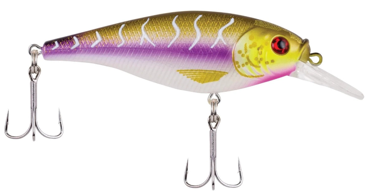 Berkley  Flicker Shad 5 Shallow Purple Tirger  1\/6 oz  120-9077