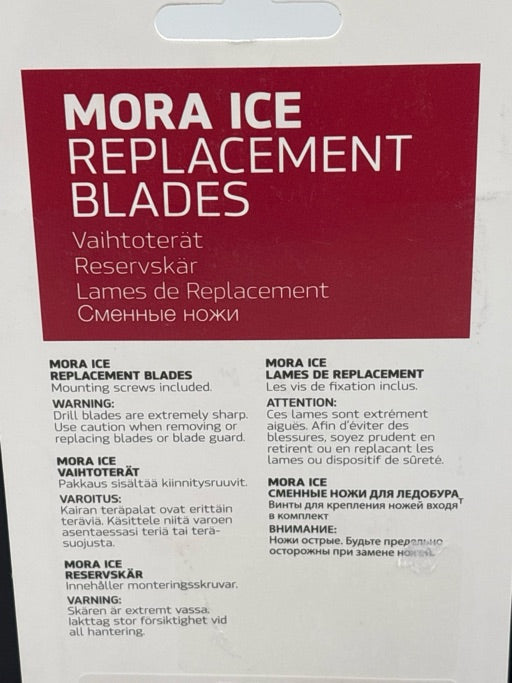 Mora Ice  Cutters 8” Fin-Bore Manual FB-8N-CTRS