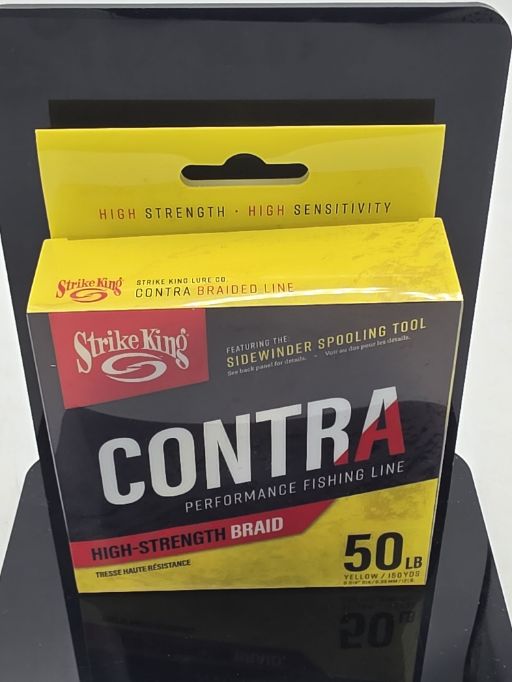 Strike King  Contra Braid 150yd\/50lb Hi Vis  LPB150-50Y
