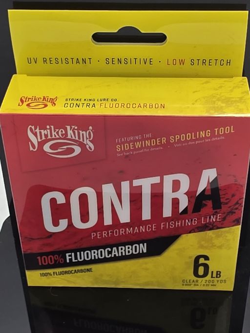 Strike King  Contra Fluorocarbon 200yd\/6lb LPFC200-6C