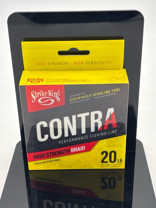 Strike King  Contra Braid 150yd/20lb Hi Vis  LPB150-20Y