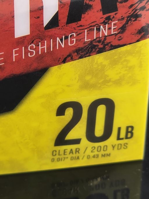 Strike King  Contra Fluorocarbon 200yd\/20lb  LPFC200-20C