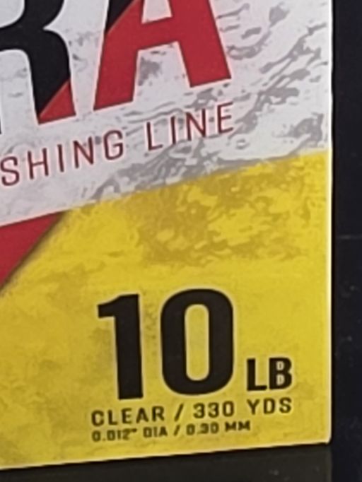 Strike King  Contra Monofilament 330yd\/10lb  LPM330-10C