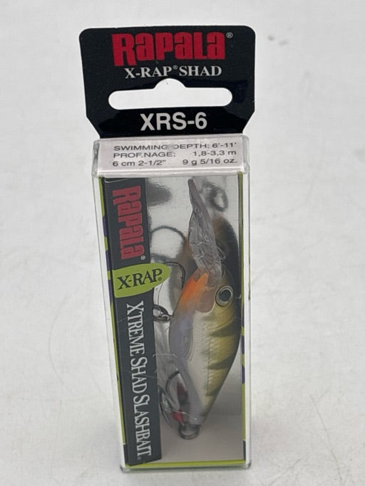 Rapala  X1 Rap Shad 06 Yellow Perch  XRS06YP