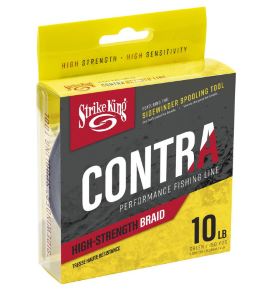 Strike King Contra Braid 150yd\/10lb Green LPB150-10G