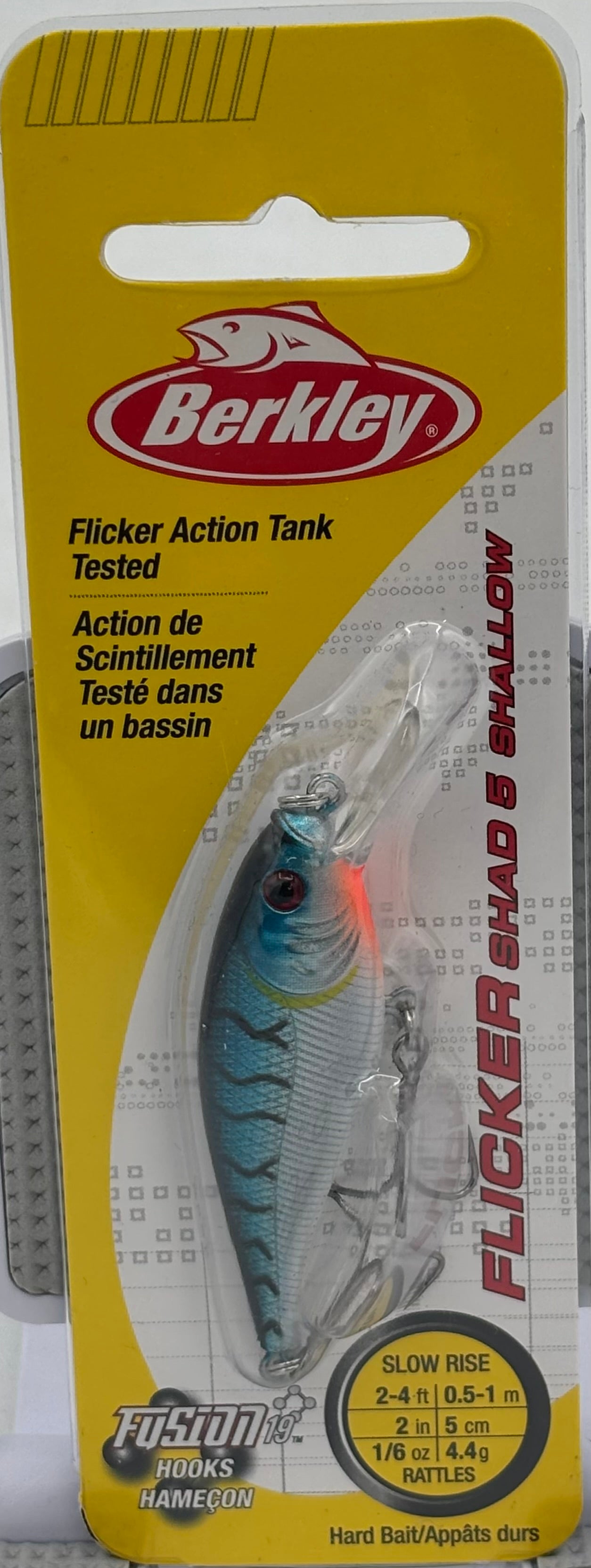 Berkley  Flicker Shad 5 Shallow Blue Tiger  120-9058