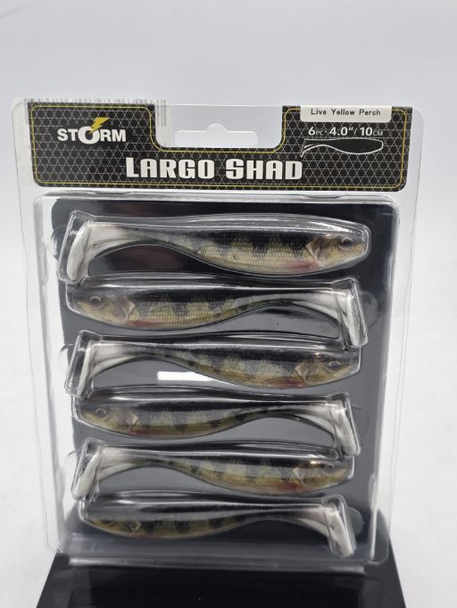 Storm  Largo Shad - Live Yellow Perch - 4 Pack LGS4LYP