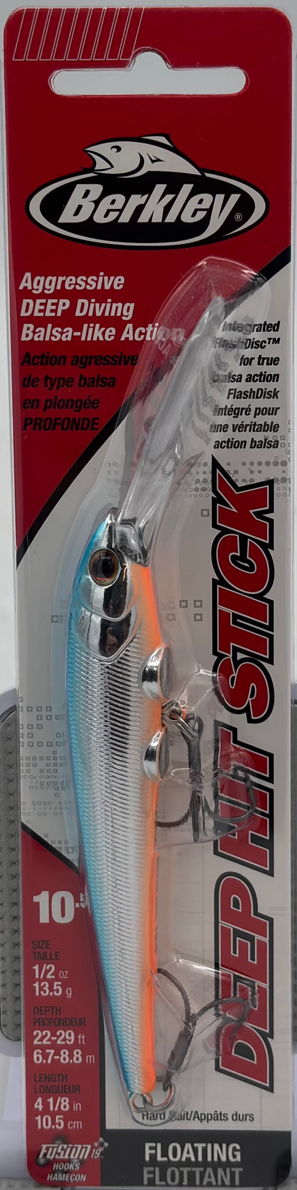 Berkley  Deep Hit Stick Blue Chrome 1\/2 oz  120-4602