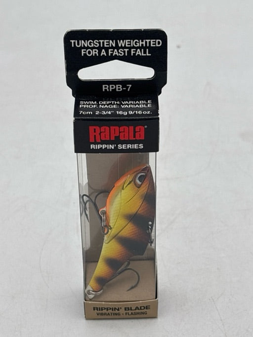 Rapala  Rippin Blade 07 Gold Chrome Tiger  RPB07GCHT