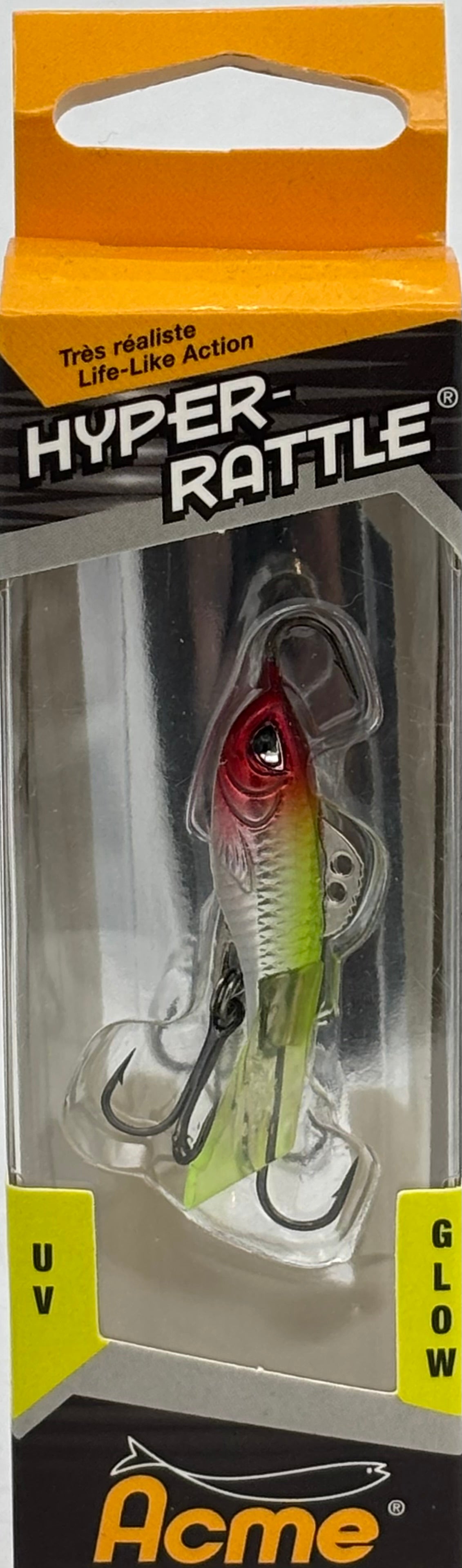 Acme  Hyper-Rattle Yellow\/Red Glow 1.5\" 096-883