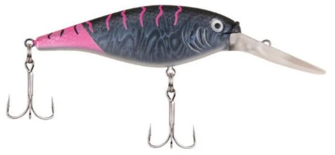 Berkley  Flicker Shad 5 Shallow Firetail MF Black Cougar 1\/6 oz  120-9063