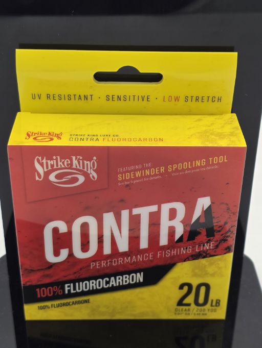 Strike King  Contra Fluorocarbon 200yd\/20lb  LPFC200-20C