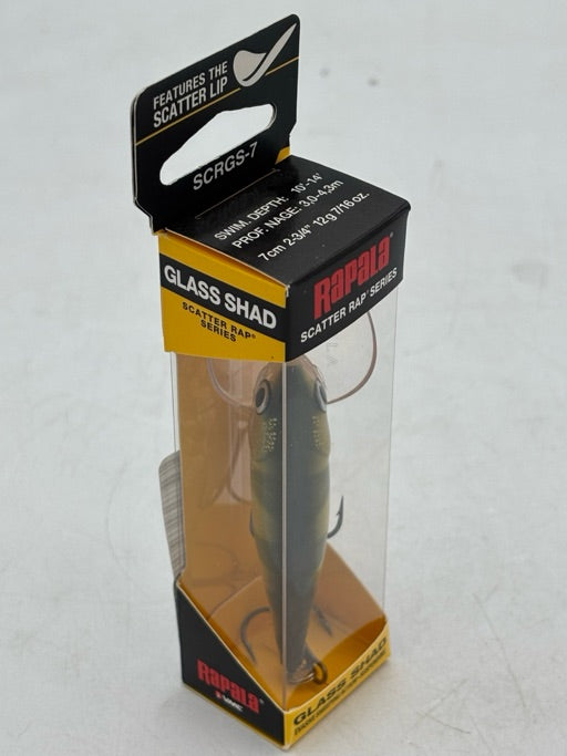Rapala  Scatter Glass Shad 07 Glass Yellow Perch  SCRGS07GYP