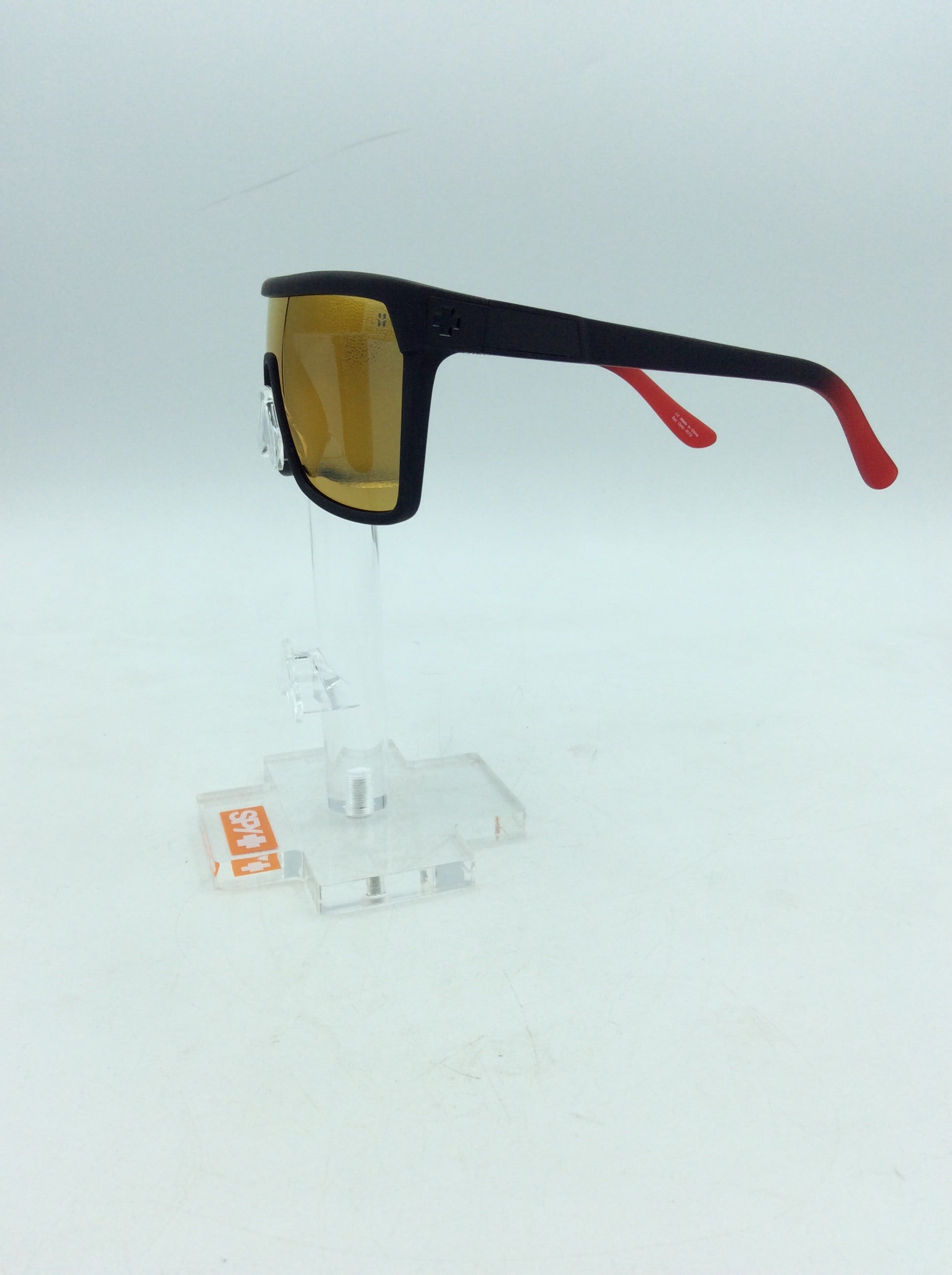 SPY  FLYNN SOFT MATTE BLACK RED  670323803673