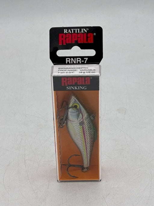 Rapala  Rattlin\u2019 Rapala 07 Holographic Emerald Shad  RNR07HESD