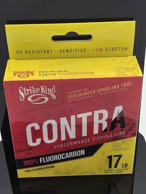 Strike King  Contra Fluorocarbon 200yd\/17lb  LPFC200-17C