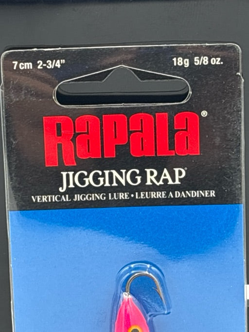 Rapala Jigging Rap 7 Glow Pink Squirrel  W7GPSQ