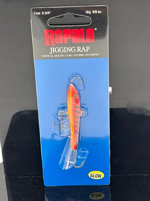 Rapala  Jigging Rap 7- Glow Red W7GRT