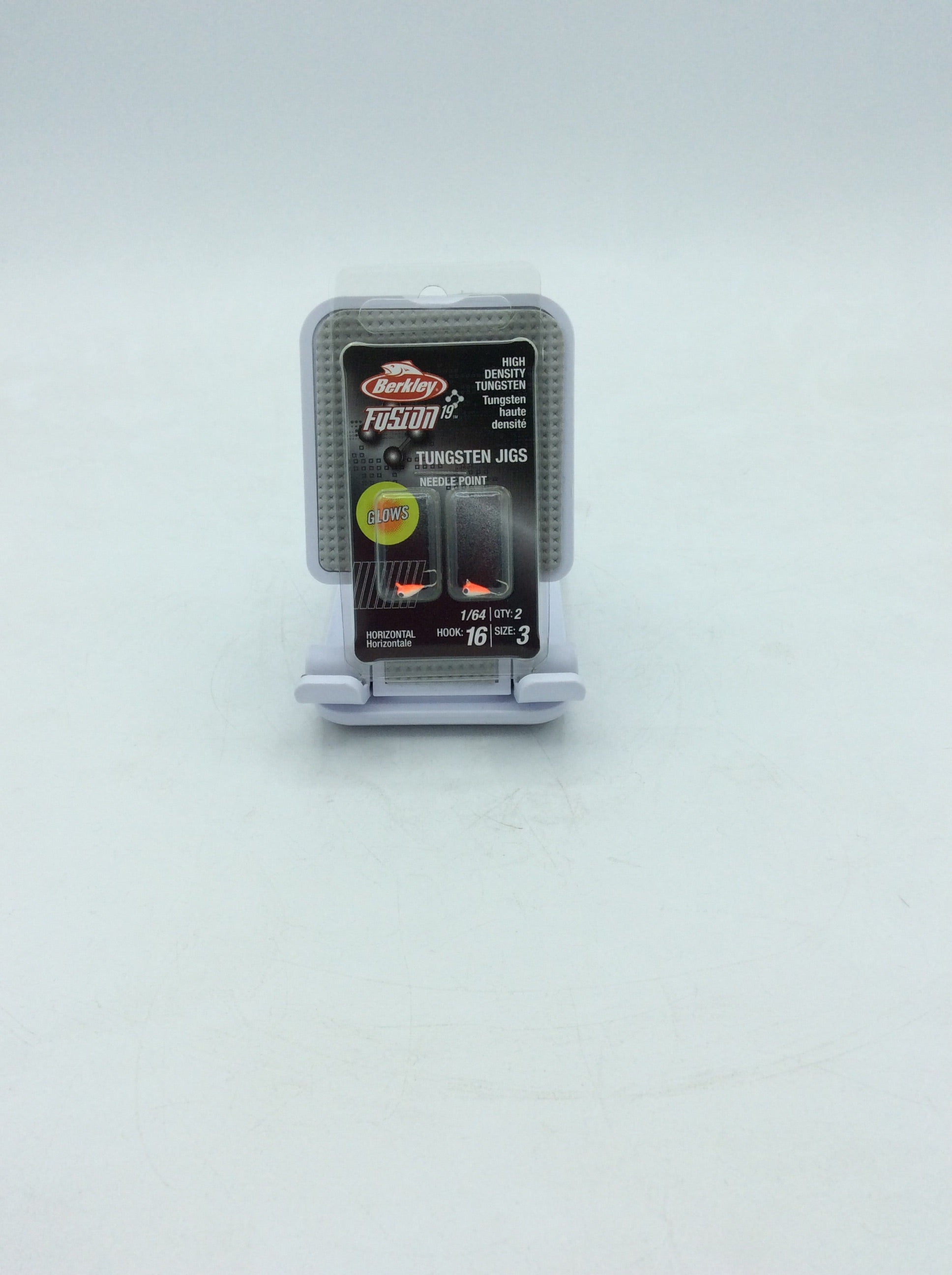 Berkley  Fusion19 Tungsten Jigs, Fluorescent Orange, 2-pack 120-4352