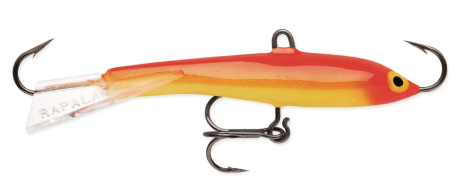 Rapala Jigging Rap 7 Gold Flo Red  W7GFR