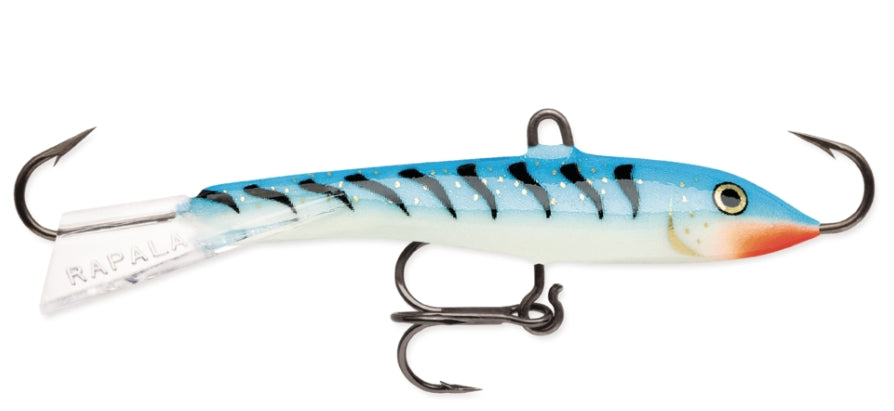 Rapala Jigging Rap 7 Glow Blue Tiger  W7GBT