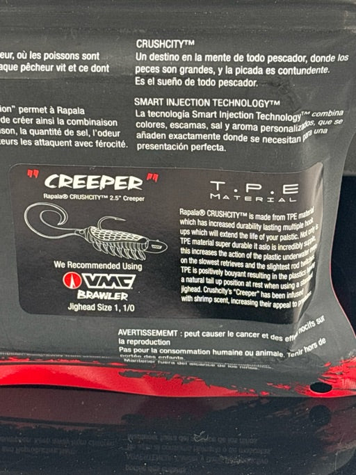 Rapala Crush City Creeper 2.5 Salmon  CCCRE25SR-TL