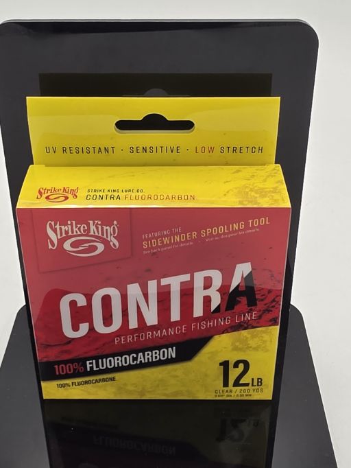 Strike King  Contra Fluorocarbon 200yd\/12lb  LPFC200-12C