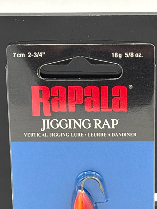 Rapala  Jigging Rap 7- Glow Red W7GRT