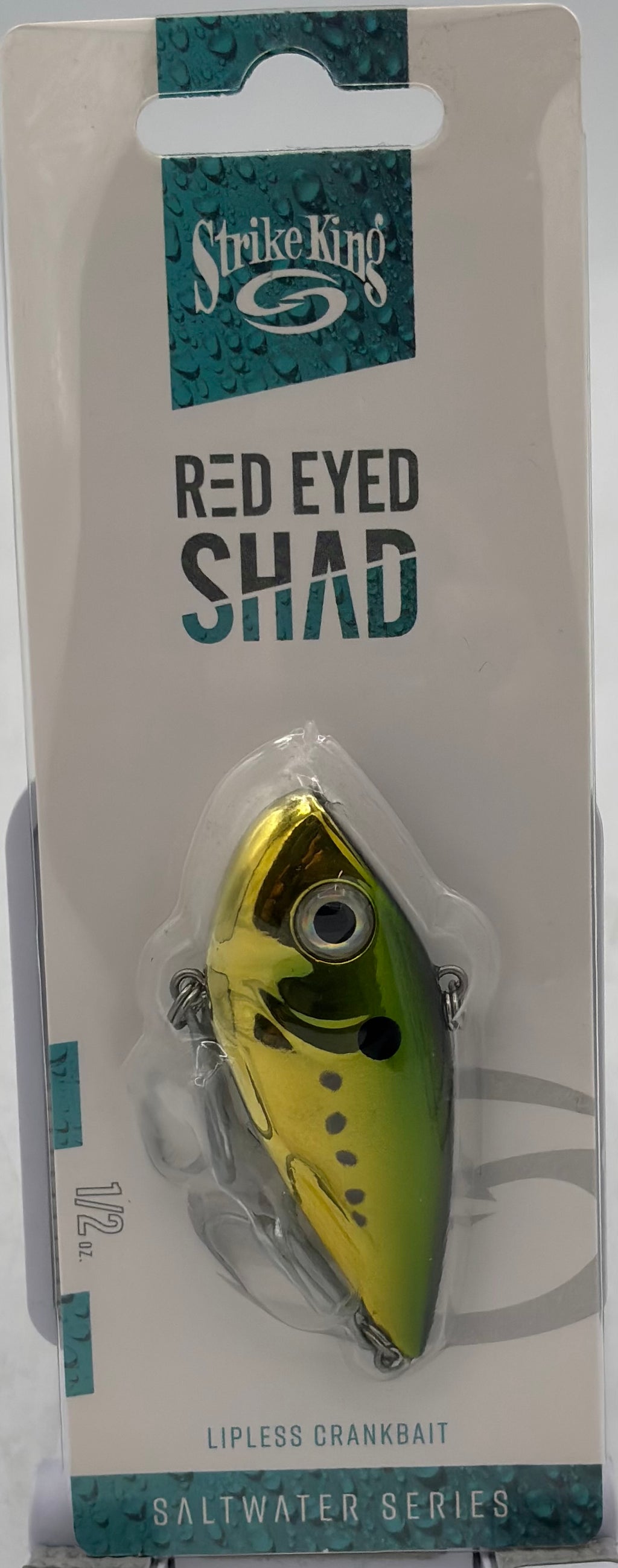 Strike King  Saltwater Red Eyed Shad Gold Pogy  REYESDSW12-744