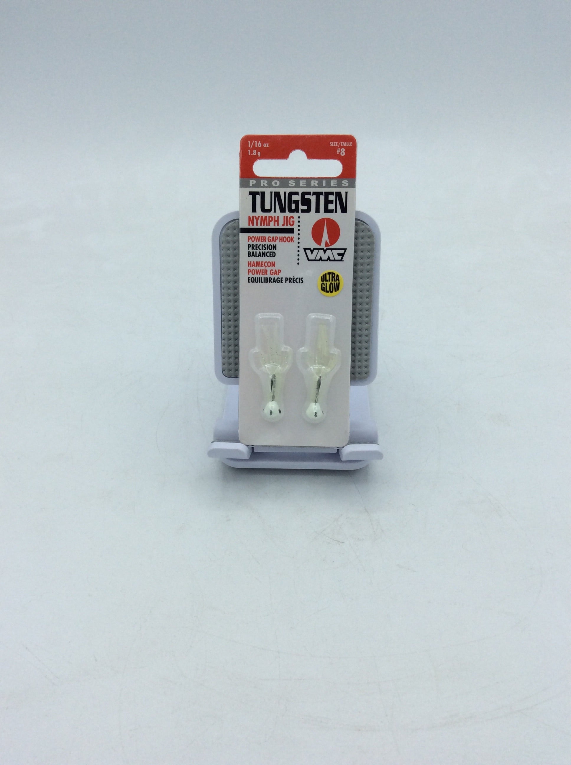 VMC  Tungsten Nymph Jig Glow 2-Pack TNYJ116GL