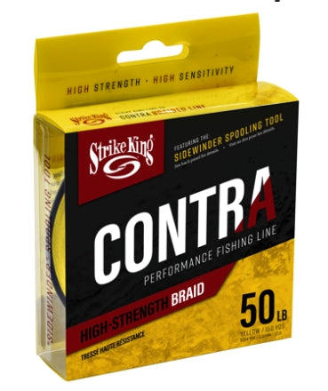 Strike King  Contra Braid 150yd\/50lb Hi Vis  LPB150-50Y