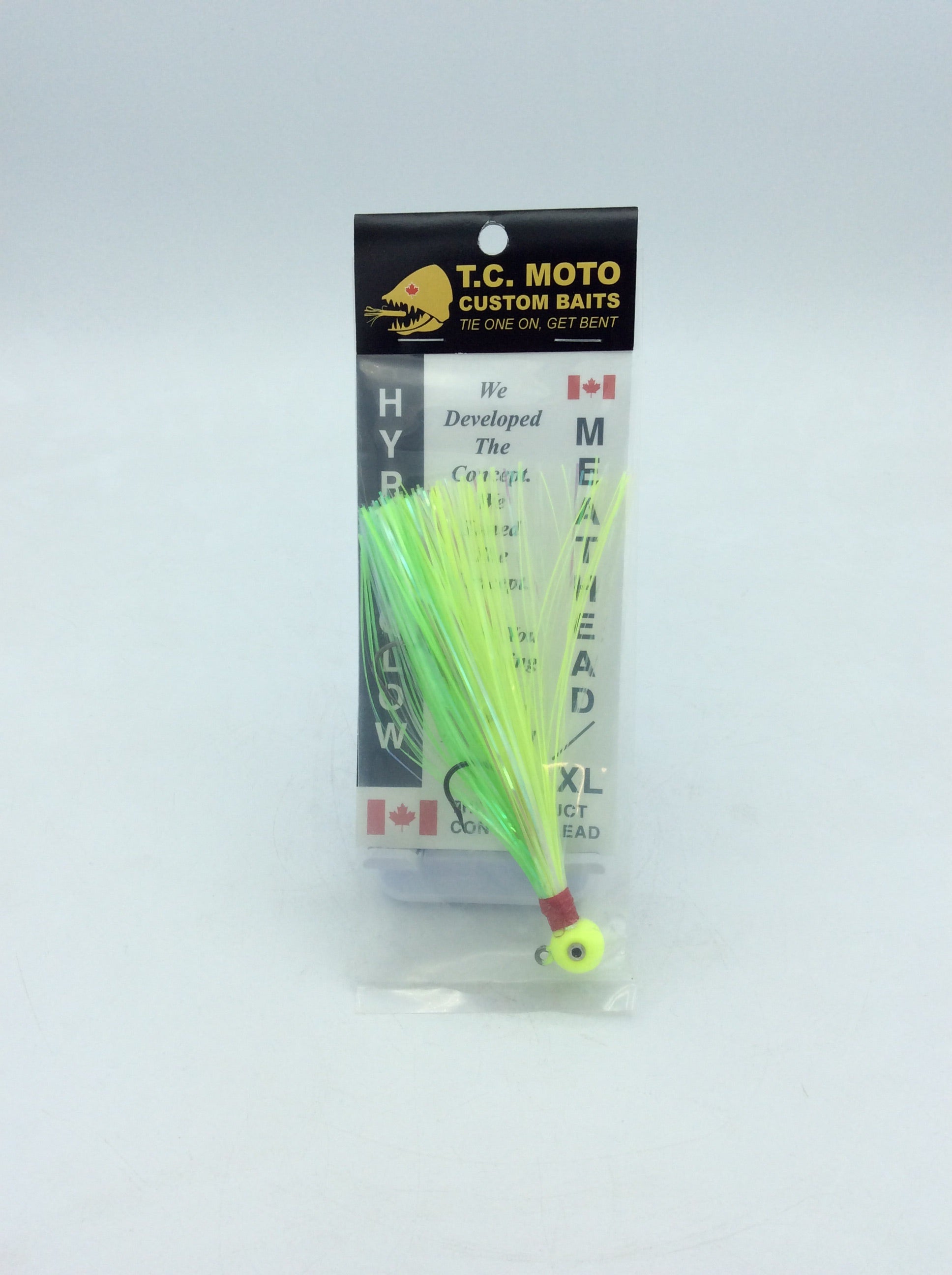 T.C. MOTO Lead Meat Head XL, Walleye Wasabi LMHXL-WW