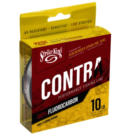 Strike King  Contra Fluorocarbon 200yd\/10lb  LPFC200-10C