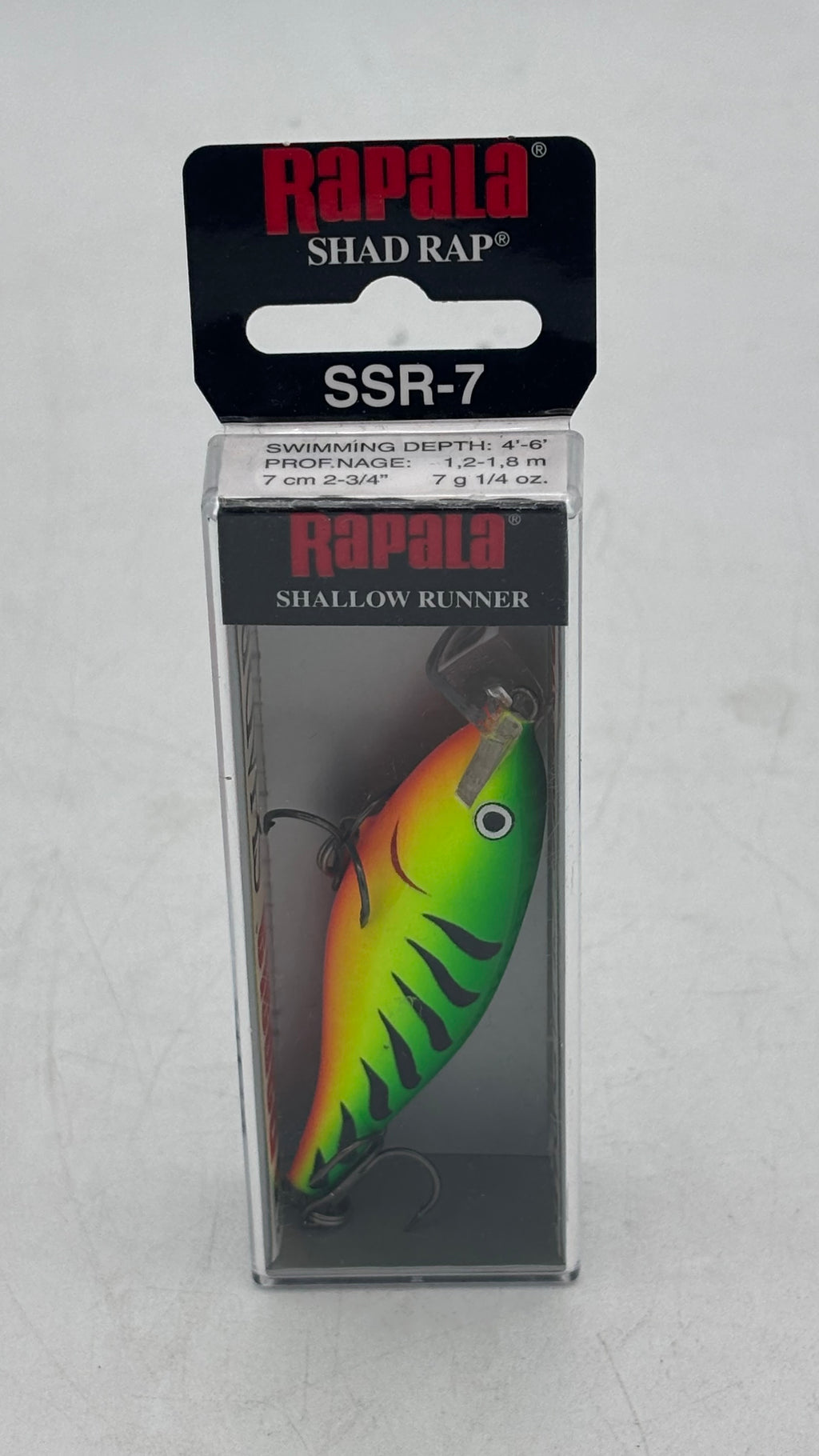 Rapala  Shallow Shad Rap 07 Firetiger SSR07FT