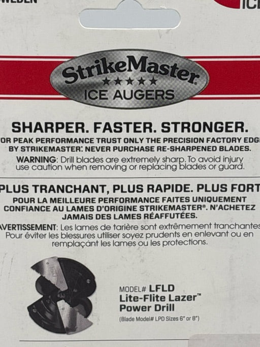 Strike Master Lazer Power 8 Repl Blades LPD-8PB