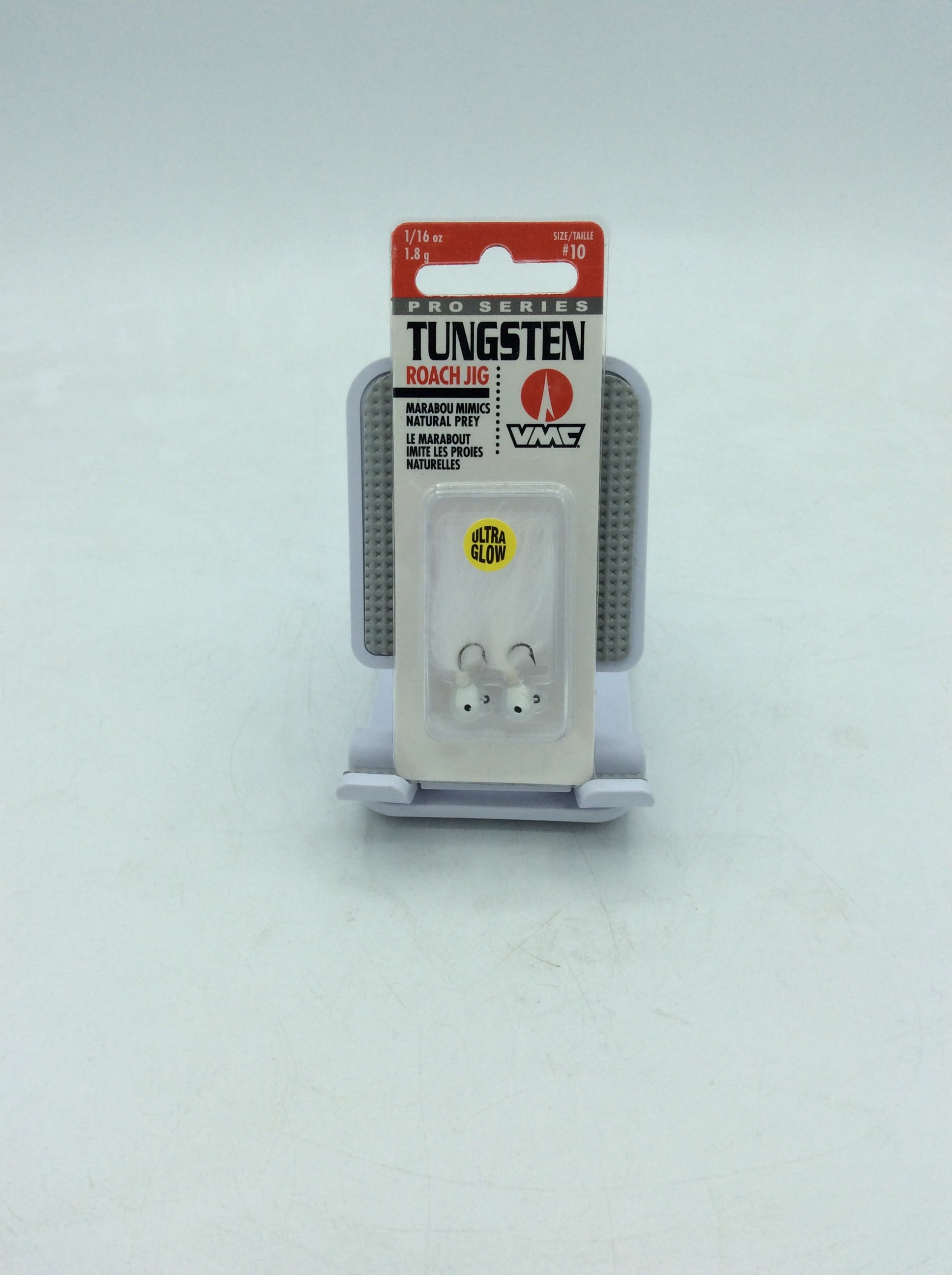 VMC  Tungsten Roach Jig, Glow, 2-pack TRJ116GL
