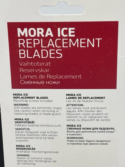 Mora Ice  Cutter 6 Fin Bore MD FB-6CTRS