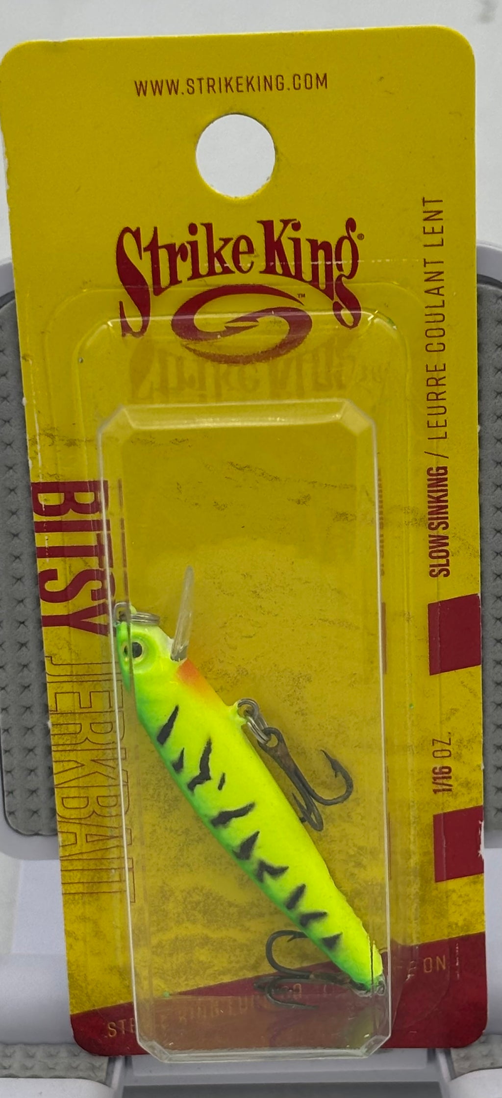 Strike King  Bitsy Jerkbait Fire Tiger  HCJB-513