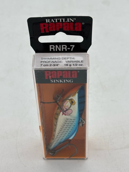 Rapala  Rattlin\u2019 Rapala 07 Silver Blue  RNR07SB