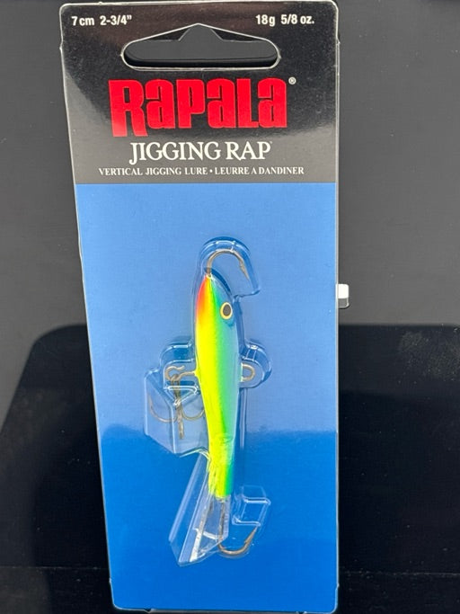 Rapala  Jigging Rap 7 Parrot  W7PRT