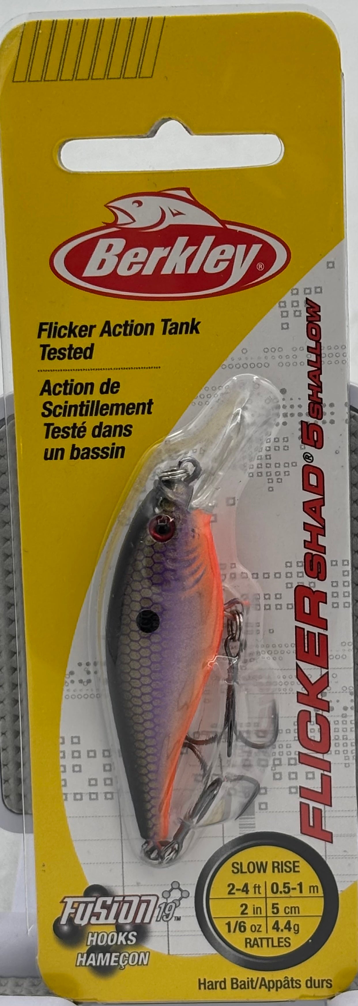 Berkley  Flicker Shad 5 Shallow Slick Smelt 1\/6 oz  120-9086