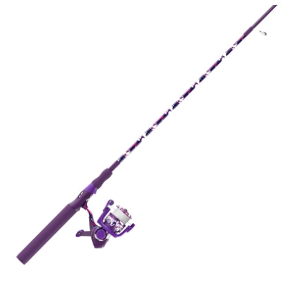 Zebco  Zebco Splash 20 Tidepool Purple 6'0\" Medium-Light Spinning Combo SPLTPP20602ML.NS4