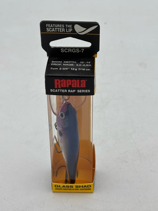 Rapala  Scatter Glass Shad 07 Glass Purple Shad SCRGS07GPS