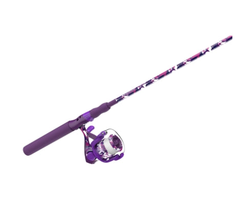 Zebco  Zebco Splash 20 Tidepool Purple 6'0\" Medium-Light Spinning Combo SPLTPP20602ML.NS4