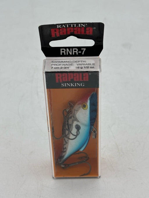 Rapala  Rattlin\u2019 Rapala 07 Chrome Blue  RNR07CHB