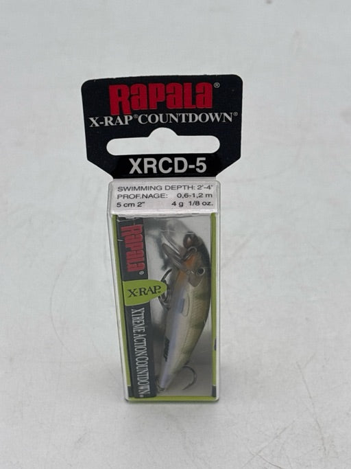 Rapala  X1 Rap CountDown 05 Yellow Perch  XRCD05YP
