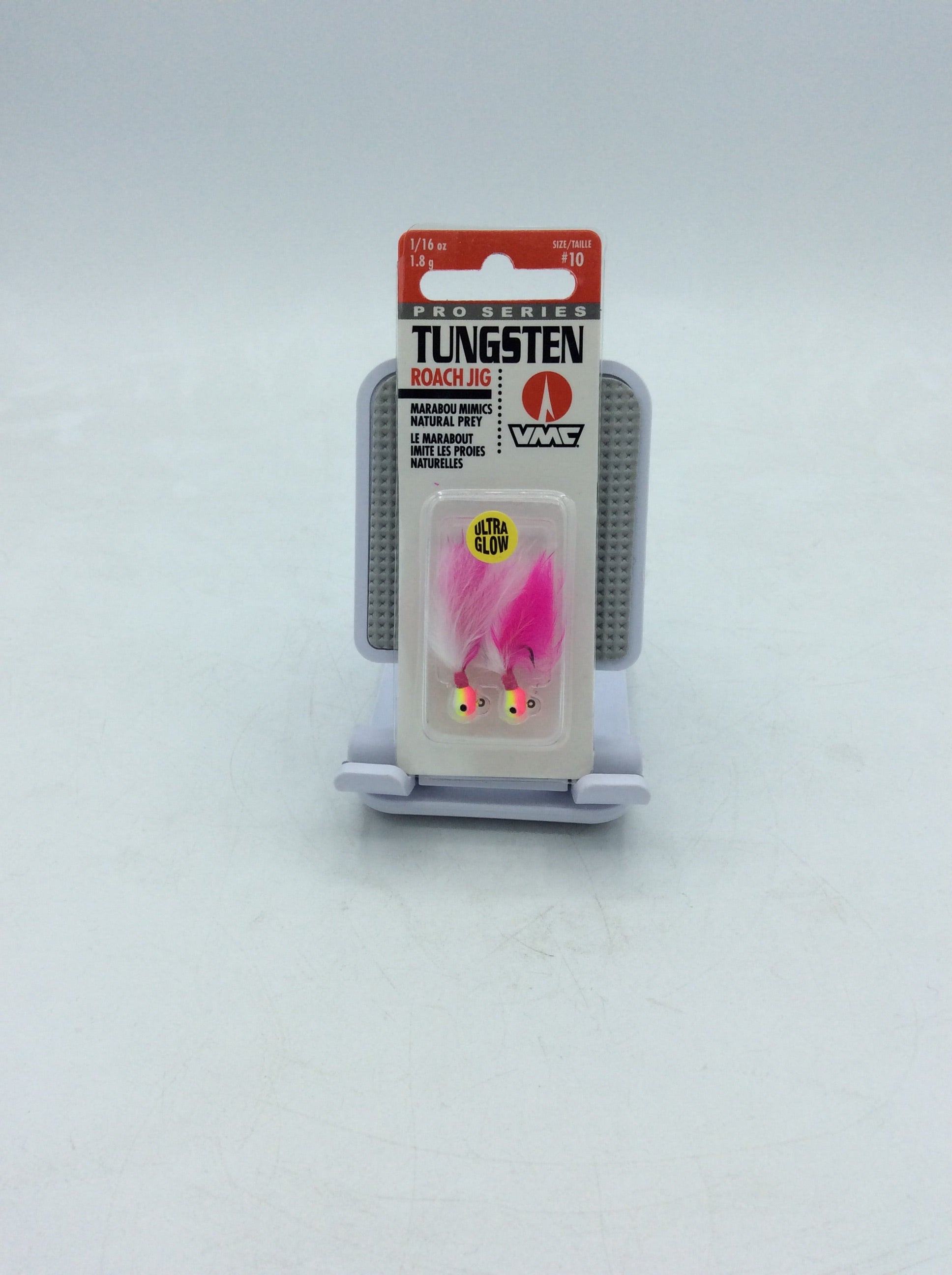 VMC  Tungsten Roach Jig, Glow Pink, 2-pack TRJ116GLPK